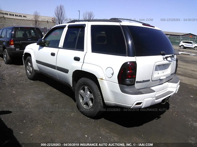 1GNDT13SX42228388 - 2004 CHEVROLET TRAILBLAZER LS/LT WHITE photo 3