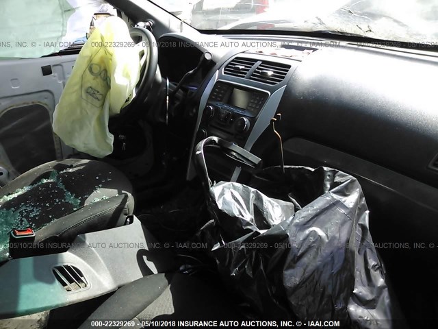 1FM5K8AR8EGA50179 - 2014 FORD EXPLORER POLICE INTERCEPTOR WHITE photo 5