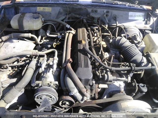 1J7FT66L8KL473830 - 1989 JEEP COMANCHE ELIMINATOR GRAY photo 10