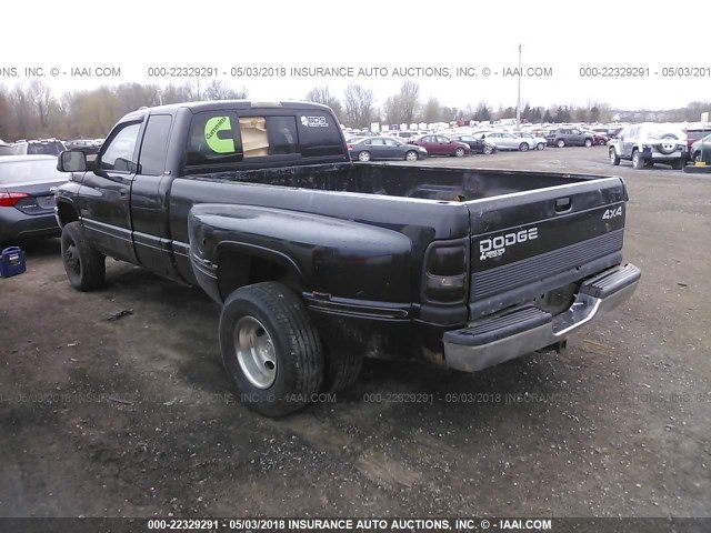 1B7MF3366XJ596902 - 1999 DODGE RAM 3500 BLACK photo 3