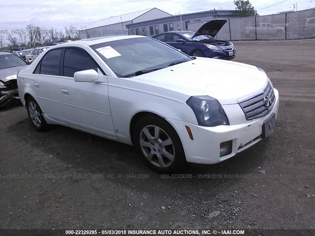 1G6DP577460145678 - 2006 CADILLAC CTS HI FEATURE V6 WHITE photo 1