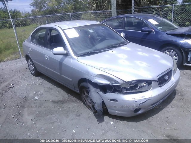 KMHDN45D61U215703 - 2001 HYUNDAI ELANTRA GLS/GT SILVER photo 1