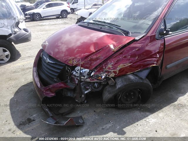 1A4GP45R46B681859 - 2006 CHRYSLER TOWN & COUNTRY  RED photo 6