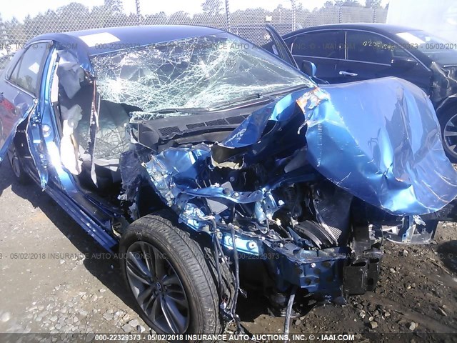 4T1BF1FK9HU761065 - 2017 TOYOTA CAMRY LE/XLE/SE/XSE BLUE photo 6