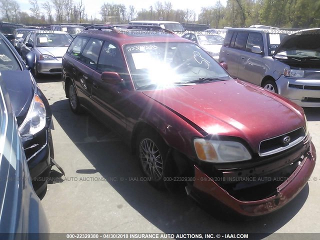 4S3BH635237306253 - 2003 SUBARU LEGACY L/L SPECIAL BURGUNDY photo 1