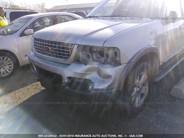 1FMDU73K74ZA13157 - 2004 FORD EXPLORER XLT/XLT SPORT/NBX SILVER photo 6