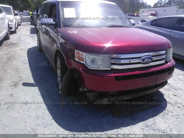 2FMDK53C89BA15495 - 2009 FORD FLEX LIMITED RED photo 6