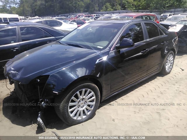 1G6DE5E5XC0106645 - 2012 CADILLAC CTS LUXURY COLLECTION BLACK photo 2