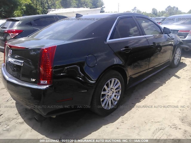 1G6DE5E5XC0106645 - 2012 CADILLAC CTS LUXURY COLLECTION BLACK photo 4