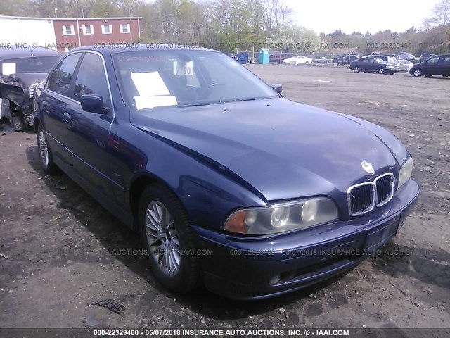 WBADT63482CH94905 - 2002 BMW 530 I AUTOMATIC BLUE photo 1