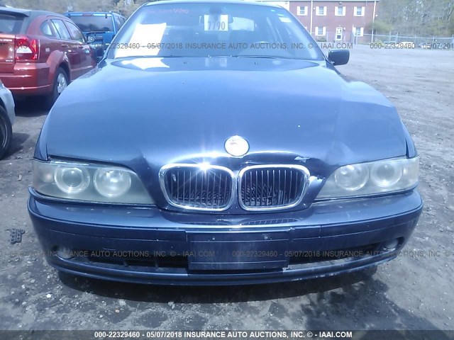 WBADT63482CH94905 - 2002 BMW 530 I AUTOMATIC BLUE photo 6