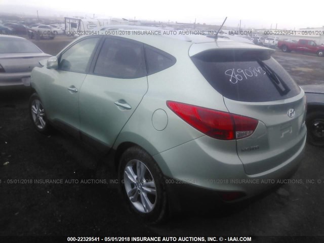 KM8JU3AC5CU392386 - 2012 HYUNDAI TUCSON GLS/LIMITED 绿色 照片 3