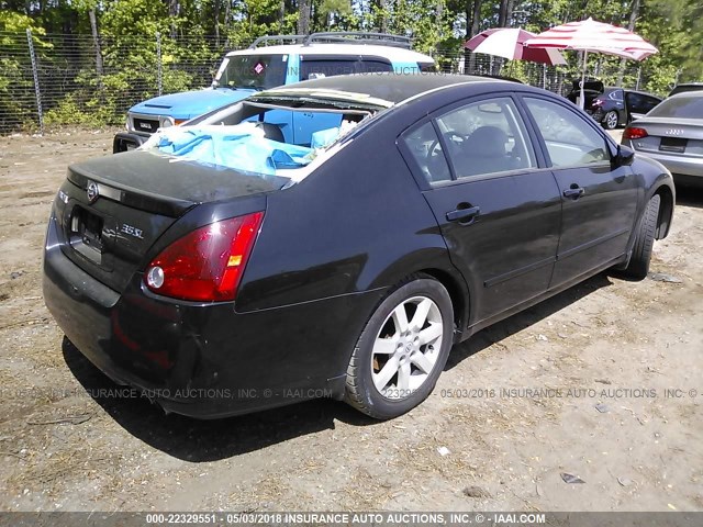 1N4BA41E16C815005 - 2006 NISSAN MAXIMA SE/SL BLACK photo 4