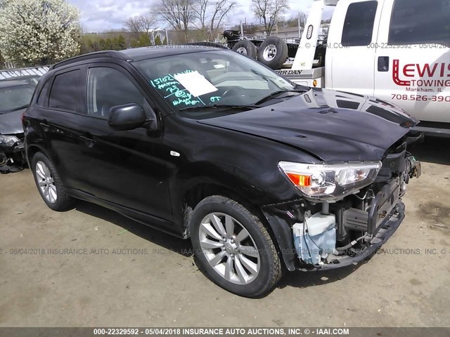 JA4AR4AU9BZ016242 - 2011 MITSUBISHI OUTLANDER SPORT SE BLACK photo 1