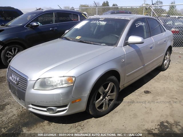 WAUAF78E66A217838 - 2006 AUDI A4 2/TURBO SILVER photo 2