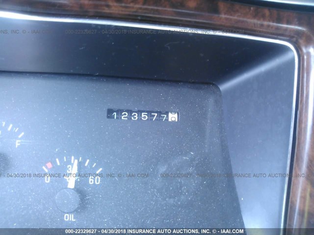 1G4BR8375NW405714 - 1992 BUICK ROADMASTER ESTATE BLUE photo 7