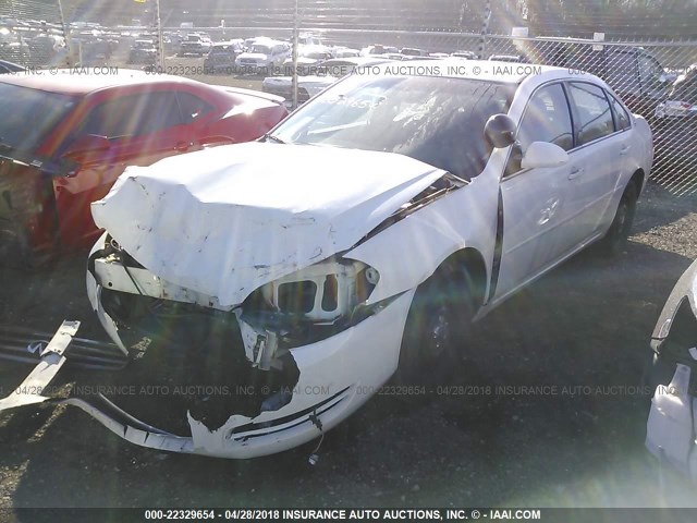 2G1WS55R479409846 - 2007 CHEVROLET IMPALA POLICE WHITE photo 2