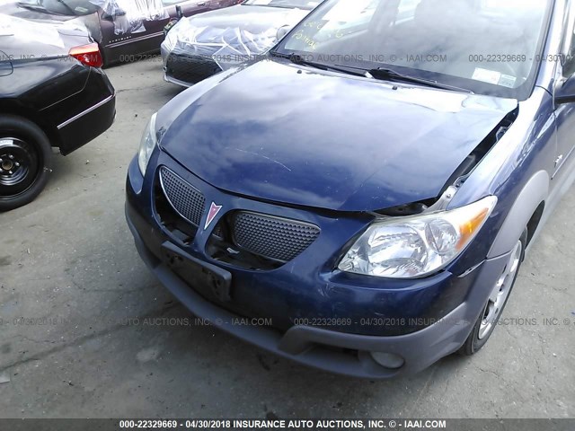 5Y2SL65806Z458059 - 2006 PONTIAC VIBE Dark Blue photo 6