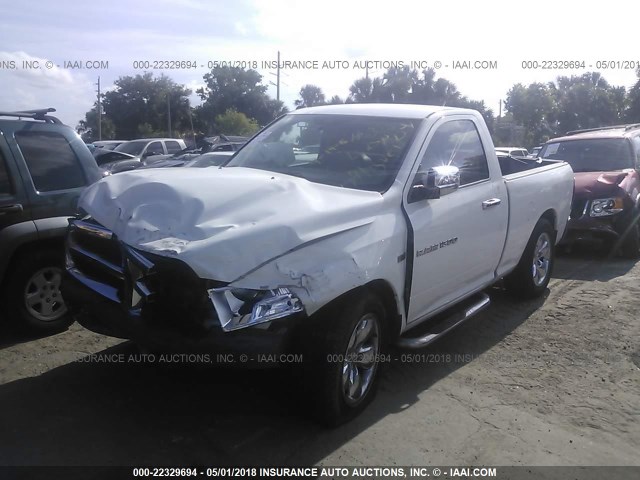 3D7JB1ET3BG631739 - 2011 DODGE RAM 1500 WHITE photo 6