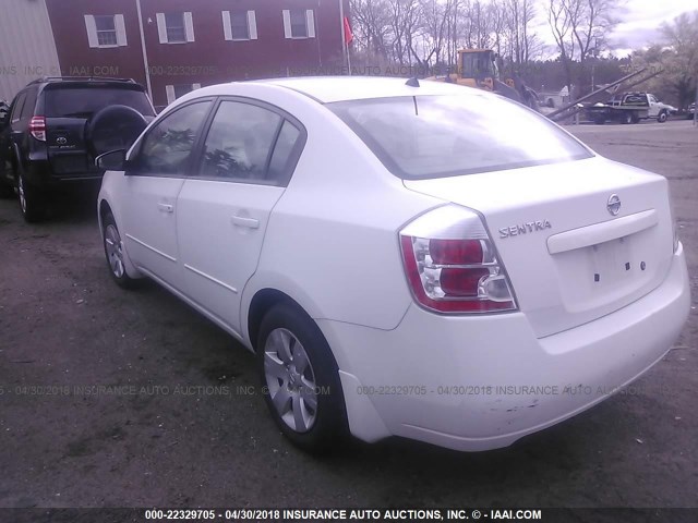 3N1AB61E99L626872 - 2009 NISSAN SENTRA 2.0/2.0S/2.0SL WHITE photo 3