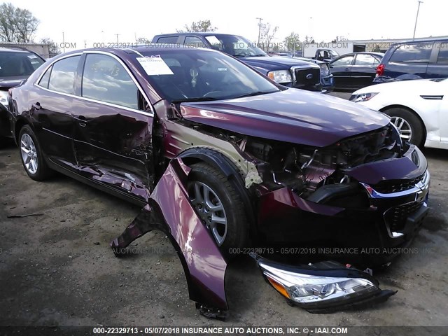 1G11C5SA5GF124747 - 2016 CHEVROLET MALIBU LIMITED LT MAROON photo 1