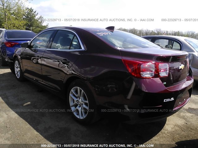 1G11C5SA5GF124747 - 2016 CHEVROLET MALIBU LIMITED LT MAROON photo 3