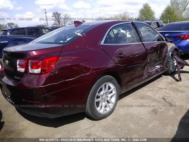 1G11C5SA5GF124747 - 2016 CHEVROLET MALIBU LIMITED LT MAROON photo 4