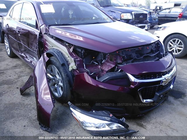 1G11C5SA5GF124747 - 2016 CHEVROLET MALIBU LIMITED LT MAROON photo 6