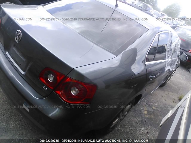 3VWEF71K57M176088 - 2007 VOLKSWAGEN JETTA WOLFSBURG 灰色 照片 4