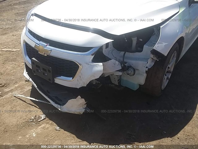 1G11C5SL6FF190787 - 2015 CHEVROLET MALIBU 1LT 白色 照片 6