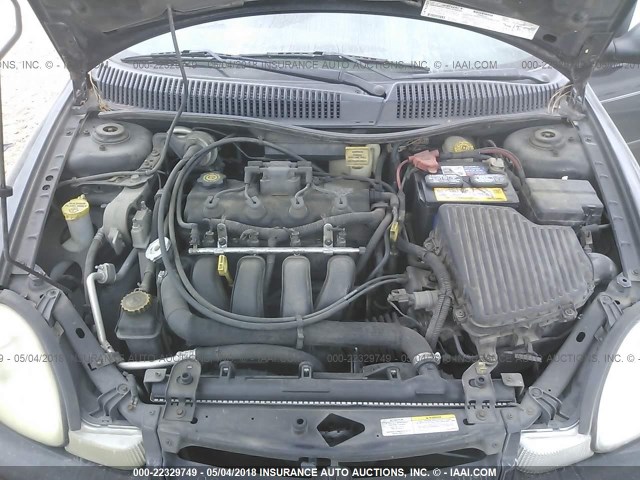 1B3ES46C42D529621 - 2002 DODGE NEON SE BLACK photo 10