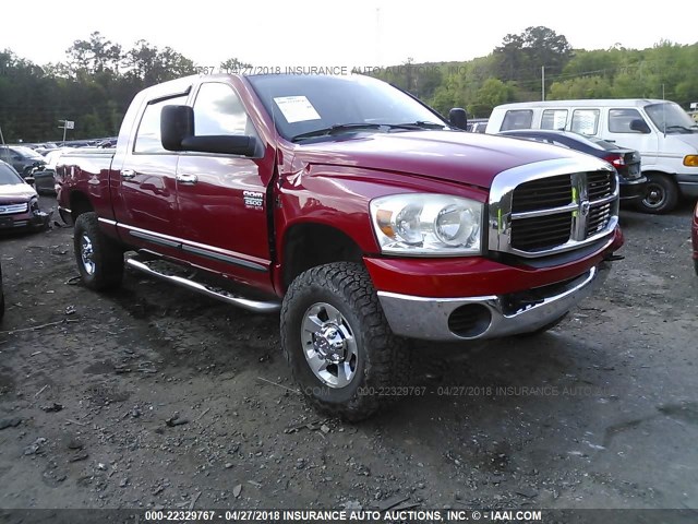 3D7KS29A98G200186 - 2008 DODGE RAM 2500 RED photo 1