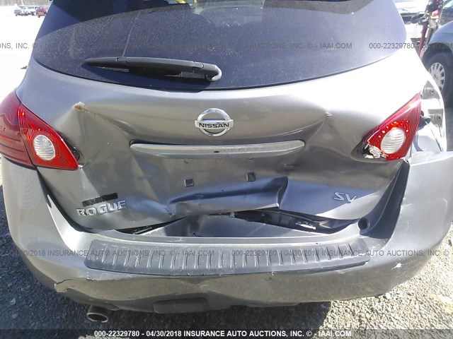 JN8AS5MT1BW562834 - 2011 NISSAN ROGUE S/SV/KROM SILVER photo 6