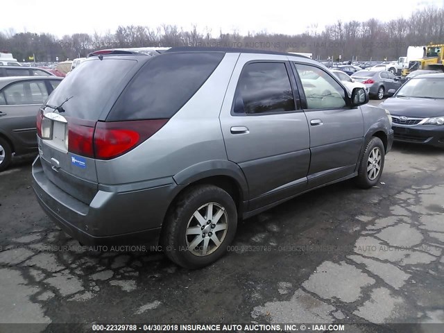 3G5DA03E44S510282 - 2004 BUICK RENDEZVOUS CX/CXL GRAY photo 4