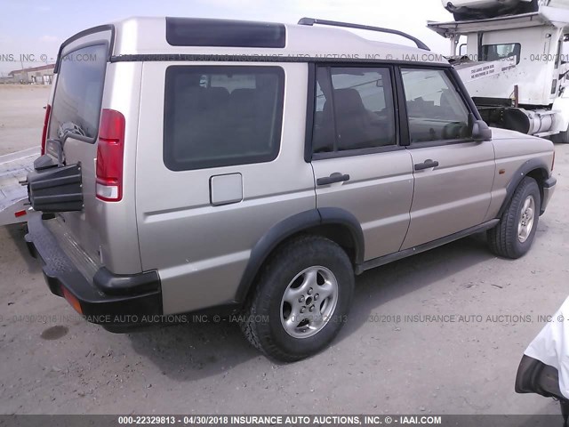 SALTY1541YA237800 - 2000 LAND ROVER DISCOVERY II  Champagne photo 4