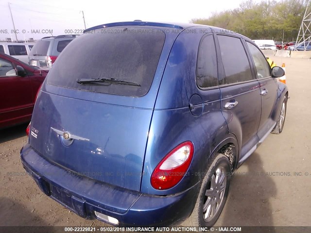 3A4GY5F98AT132299 - 2010 CHRYSLER PT CRUISER BLUE photo 4