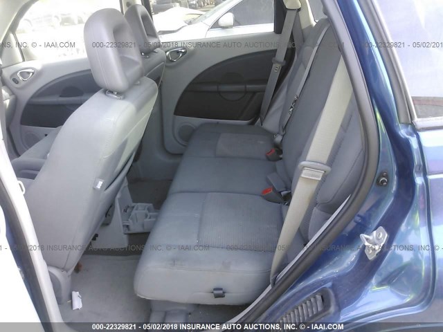 3A4GY5F98AT132299 - 2010 CHRYSLER PT CRUISER BLUE photo 8