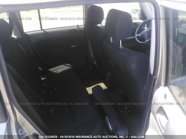 JTLKT334850215735 - 2005 TOYOTA SCION XB SILVER photo 8
