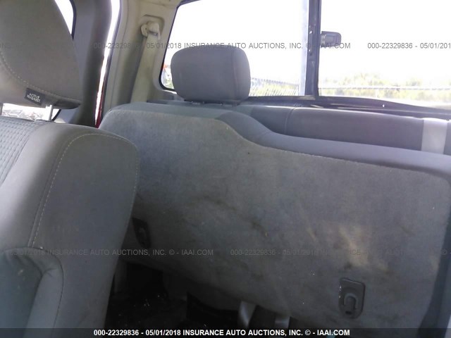 1N6BA06B65N559784 - 2005 NISSAN TITAN XE/SE/LE RED photo 8