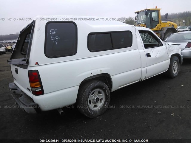 1GTEC14VX3Z161660 - 2003 GMC NEW SIERRA C1500 WHITE photo 4