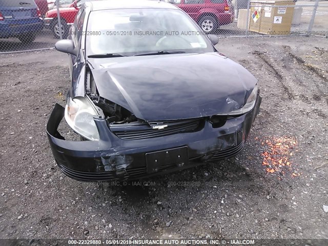 1G1AD5F5XA7217906 - 2010 CHEVROLET COBALT 1LT BLACK photo 6