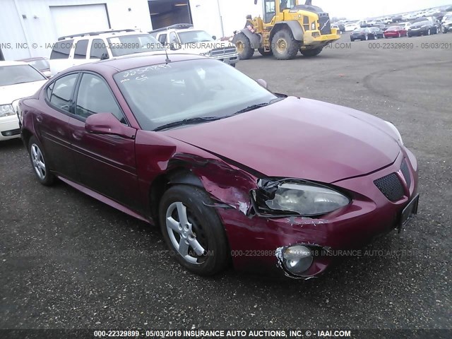 2G2WP522851297522 - 2005 PONTIAC GRAND PRIX MAROON photo 1