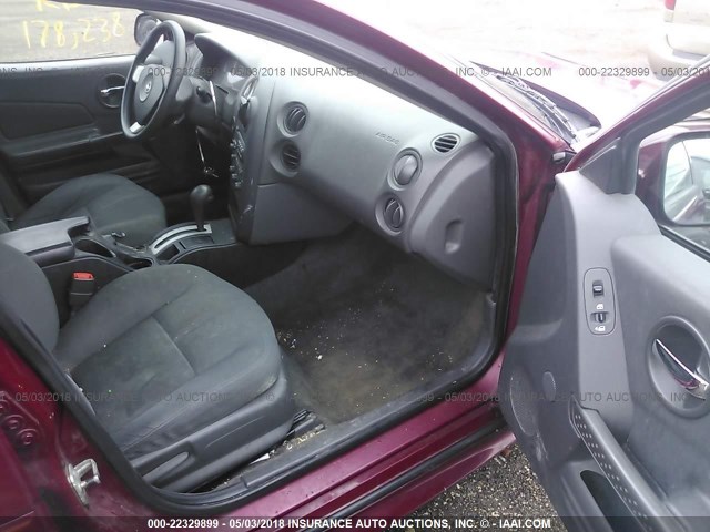 2G2WP522851297522 - 2005 PONTIAC GRAND PRIX MAROON photo 5