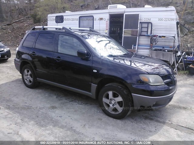 JA4LZ41G33U068810 - 2003 MITSUBISHI OUTLANDER XLS BLACK photo 1