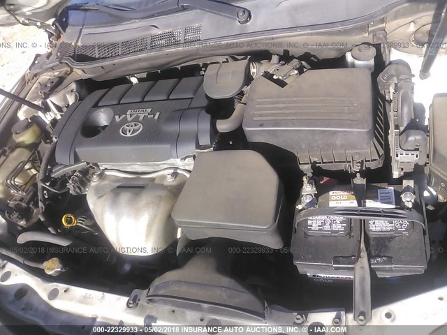 4T1BF3EK5AU519358 - 2010 TOYOTA CAMRY SE/LE/XLE თეთრი ფოტო 10