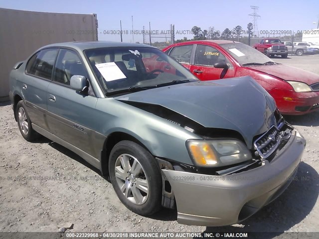 4S3BE896447203227 - 2004 SUBARU LEGACY OUTBACK 3.0 H6/3.0 H6 VDC GREEN photo 1