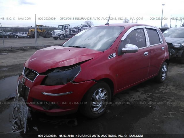KL1TD66E79B381829 - 2009 CHEVROLET AVEO LS/LT 红色 照片 2