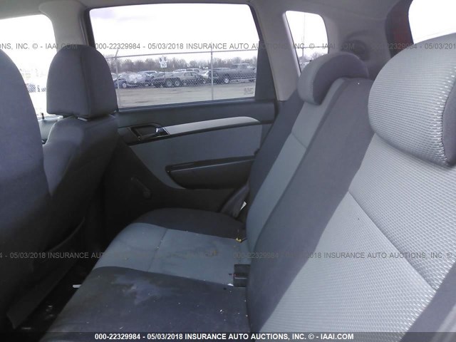 KL1TD66E79B381829 - 2009 CHEVROLET AVEO LS/LT 红色 照片 8