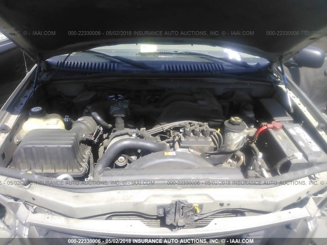 1FMZU73KX4UC38174 - 2004 FORD EXPLORER XLT/XLT SPORT/NBX GRAY photo 10