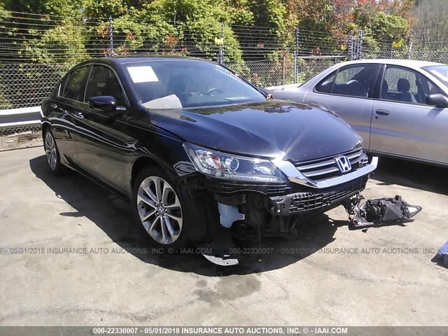 1HGCR2E57EA038511 - 2014 HONDA ACCORD SPORT BLACK photo 1